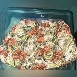 Zara Beaded Clutch/ Crossbody Bag